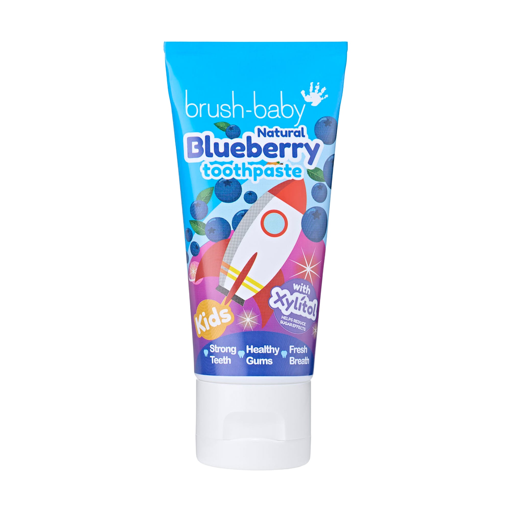Дитяча зубна паста Brush-Baby Rocket Blueberry Toothpaste від 3 до 6 років, 50 мл